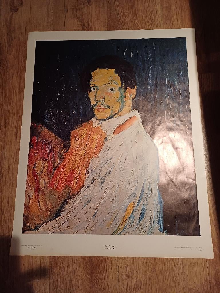 Poster zelfportret Picasso, Deurposter of groter, Ophalen of Verzenden, Overige onderwerpen, Rechthoekig Staand