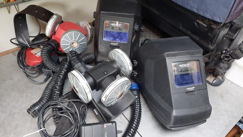 Optrel lashelmen en ademhalingsbescherming, Lasfilter, Ophalen of Verzenden