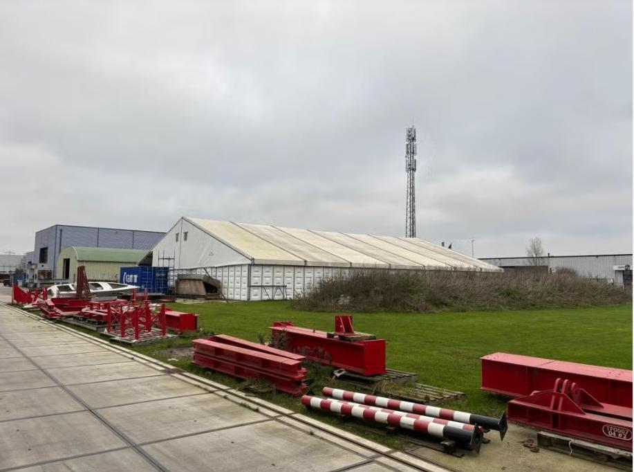 Aluhal / Opslaghal Losberger de Boer 875m2 (25x35m), Ophalen, Gebruikt