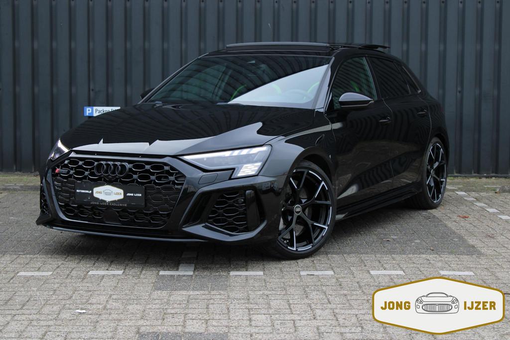 Audi RS3 Sportback 2.5 TFSI quattro PANO CERAMIC B&O HuD, Auto's, Automaat, RS3, Zwart, Bedrijf