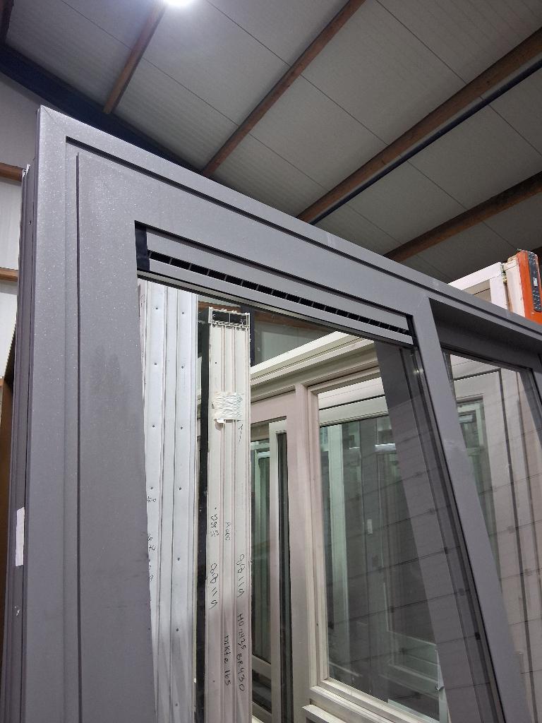 Nieuw aluminium Schuifpui Hr++ bezorgen factuur mogelijk, 225 cm of meer, Aluminium, Ophalen of Verzenden, Zo goed als nieuw