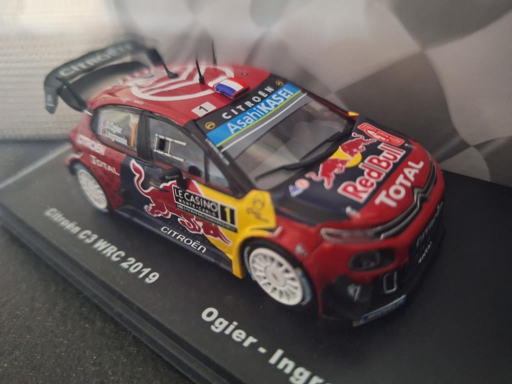 Citroën C3 #1 WRC Rally Monte Carlo Schaal 1:43, Hobby en Vrije tijd, Modelauto's | 1:43, Overige merken, Atlas, Auto, Atlas