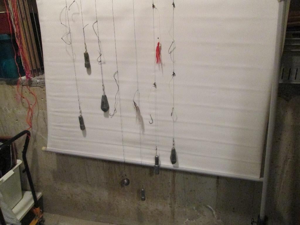 7 x Kabeljauw onderlijn kort en lang met zwaar lood, Watersport en Boten, Hengelsport | Zeevissen, Ophalen of Verzenden, Nieuw