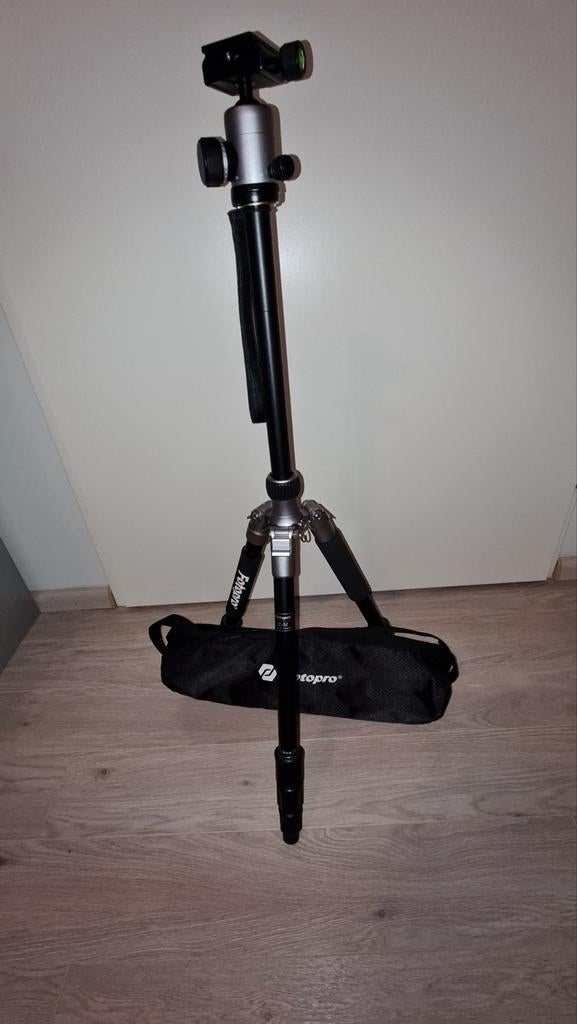 Fotopro C-5i Tripod Professioneel Statief (Topstaat!), Ophalen of Verzenden, Zo goed als nieuw, Driepoot