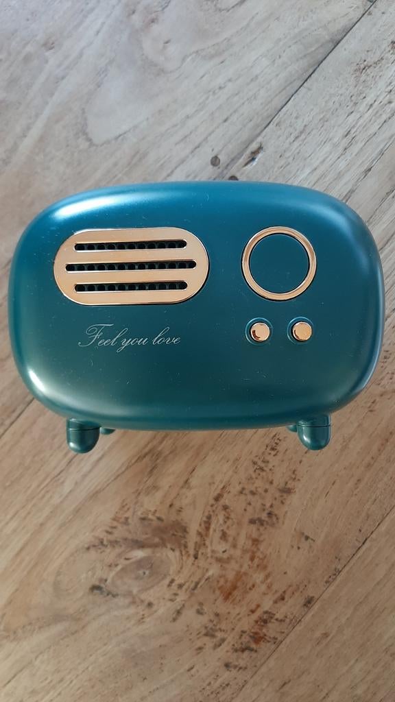 Leuke tissue box in retro radio design, Groen, Overige stijlen, Kunststof, Ophalen of Verzenden