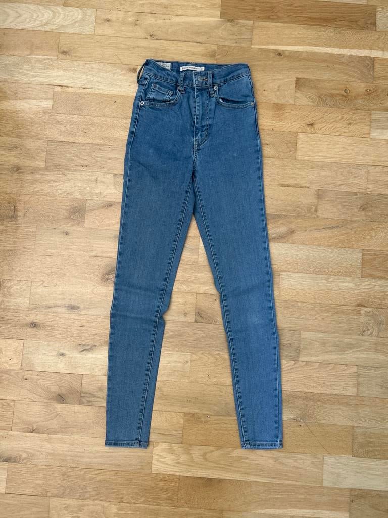 Levi's Mile High Super Skinny jeans, Kleding | Dames, Spijkerbroeken en Jeans, Ophalen of Verzenden, Gedragen, Blauw, W27 (confectie 34) of kleiner