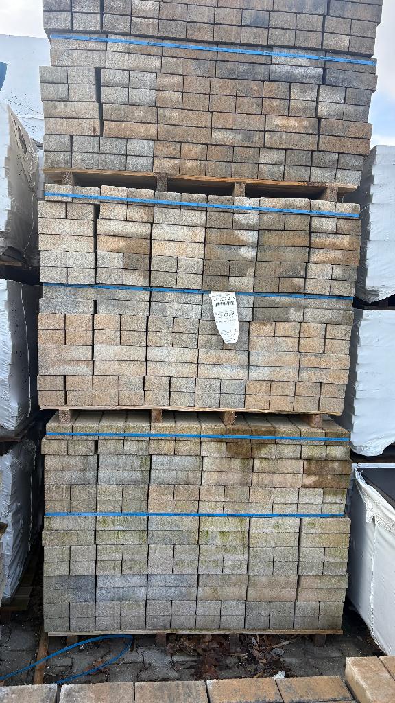 Musselkalk Beton kei klinker 6 cm, Klinkers, Ophalen of Verzenden, Zo goed als nieuw, 10 m² of meer