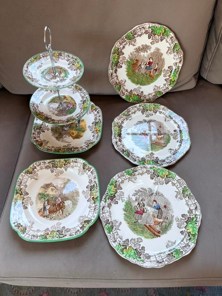 Spode Byron 5 dl antieke servies set, Ophalen