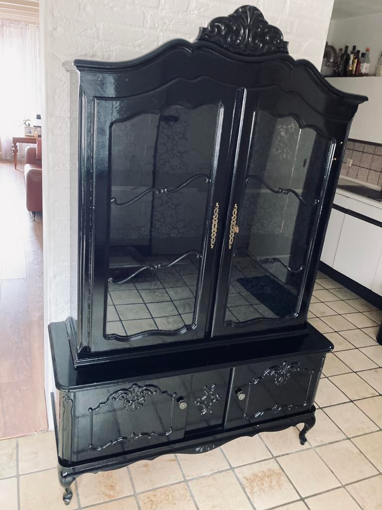 Queen Ann buffetkast - vraagt wat liefdevolle aandacht, Ophalen, Zo goed als nieuw, 25 tot 50 cm, 200 cm of meer