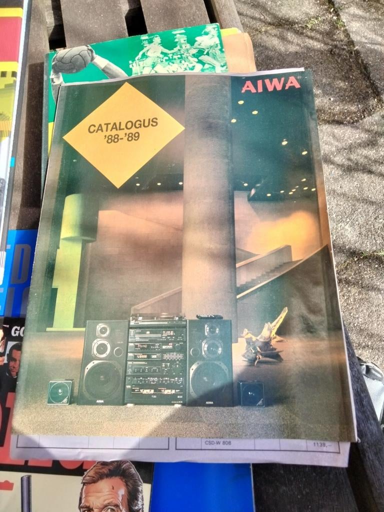 Catalogus Aiwa 1988 / 1989 met prijslijst, Ophalen of Verzenden, Zo goed als nieuw, Overige formaten