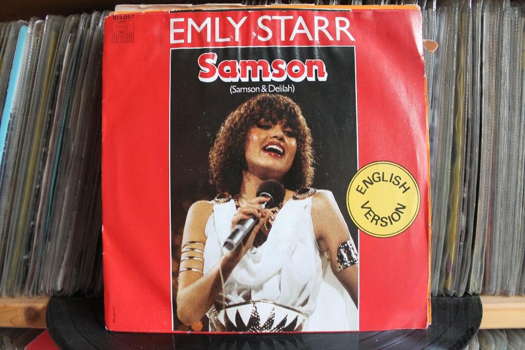 7" Single Emly Starr - Samson (Samson & Delilah) Engelse &, Gebruikt, 7 inch, Single, Ophalen of Verzenden