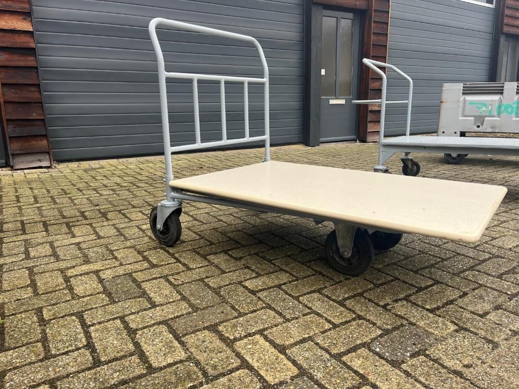 Transportkar, transportkar, plateaukar, plateau wagen, 100 liter of meer, Ophalen, Gebruikt, Transportkar