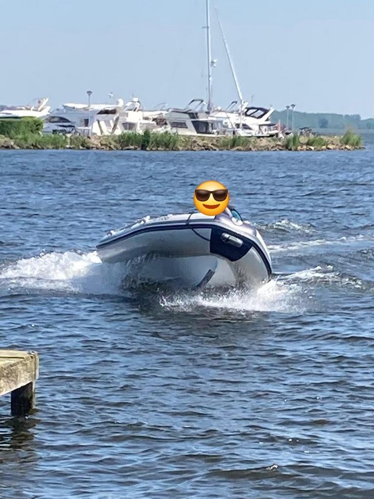 Talamex SLR350 rubberboot en 15pk suzuki buitenboordmotor, Watersport en Boten, Rubberboten, Zo goed als nieuw, Benzine, Minder dan 70 pk