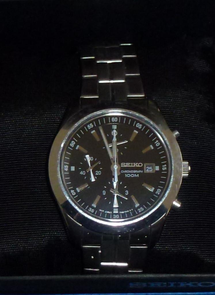 Seiko 7T92 in perfecte staat met boekjes, Sieraden, Tassen en Uiterlijk, Horloges | Heren, Staal, Polshorloge, Ophalen of Verzenden