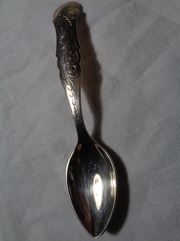 verzilverde theelepel van zilverstad 90, Antiek en Kunst, Antiek | Bestek, Ophalen of Verzenden