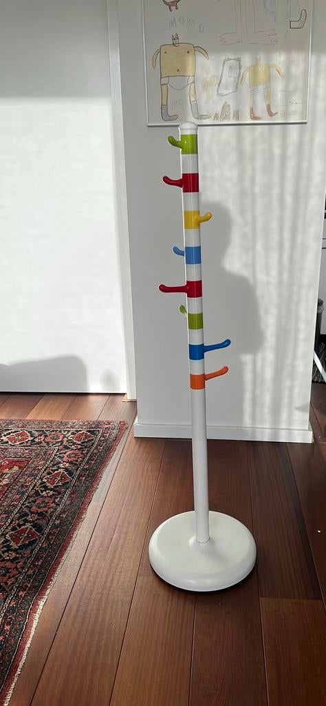 Ikea (kinder) kapstok krokig memphis 80s, Ophalen of Verzenden, Metaal, Overige typen, Minder dan 100 cm