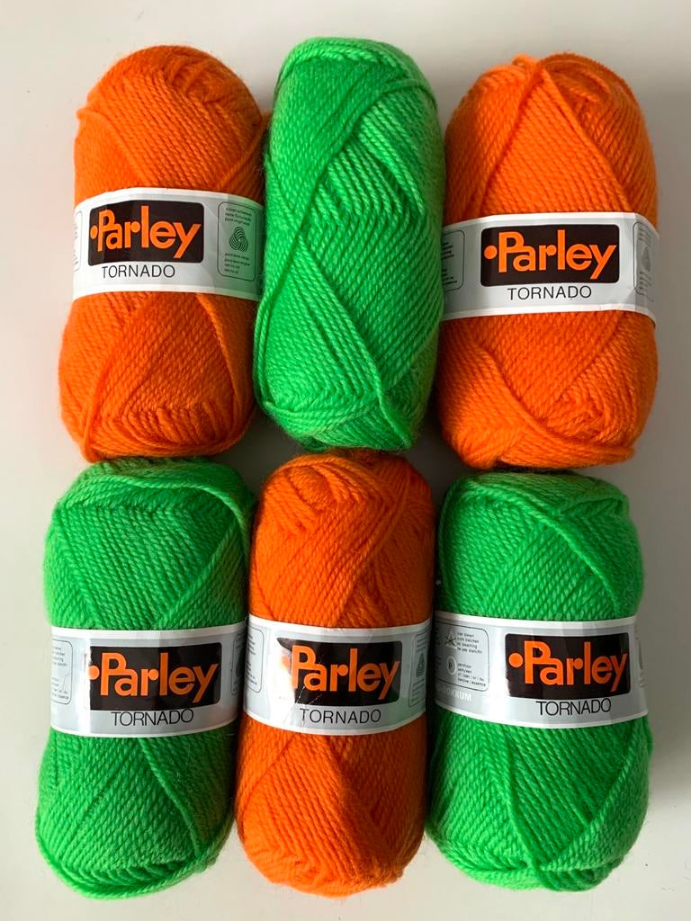 Parley Tornado breiwol 6 x 50 g, Ophalen of Verzenden, Nieuw, Breien of Haken, Wol of Garen