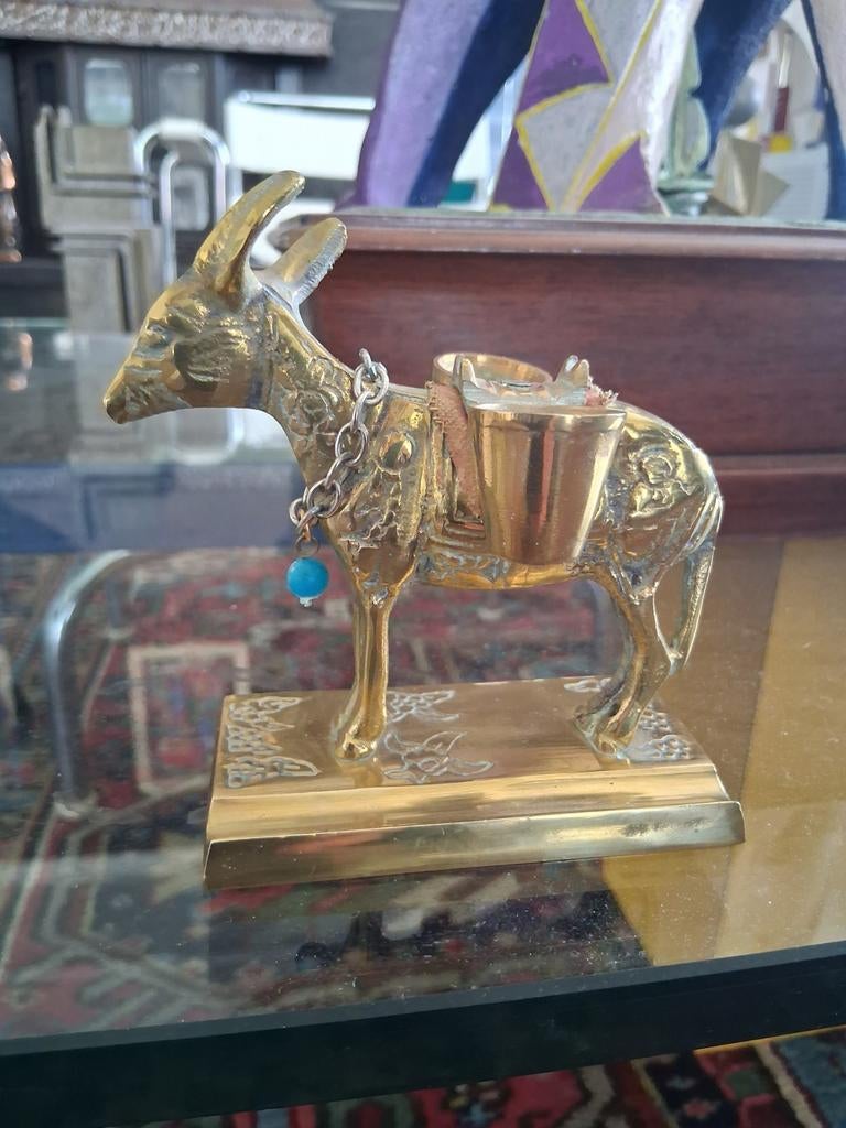 Vintage ezel peper en zout stel, Antiek en Kunst, Ophalen of Verzenden