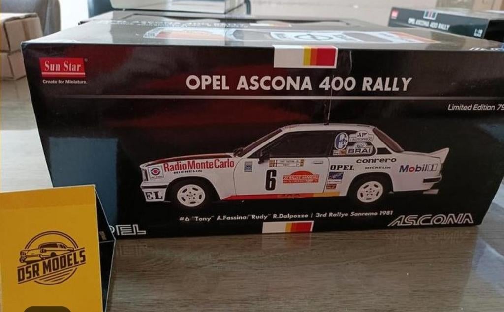 1:18 Opel Ascona 400 #6 1981, Hobby en Vrije tijd, Modelauto's | 1:18, S, Auto, R, Nieuw