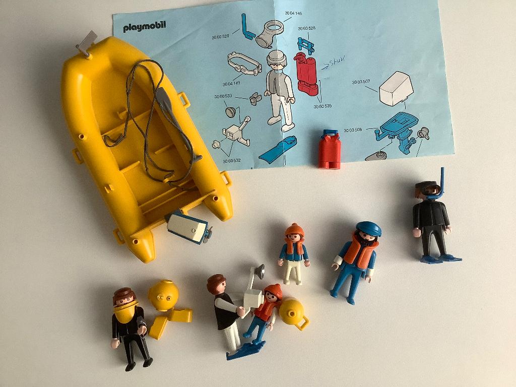 Playmobil duikboot (vintage), Ophalen of Verzenden, Gebruikt, Complete set