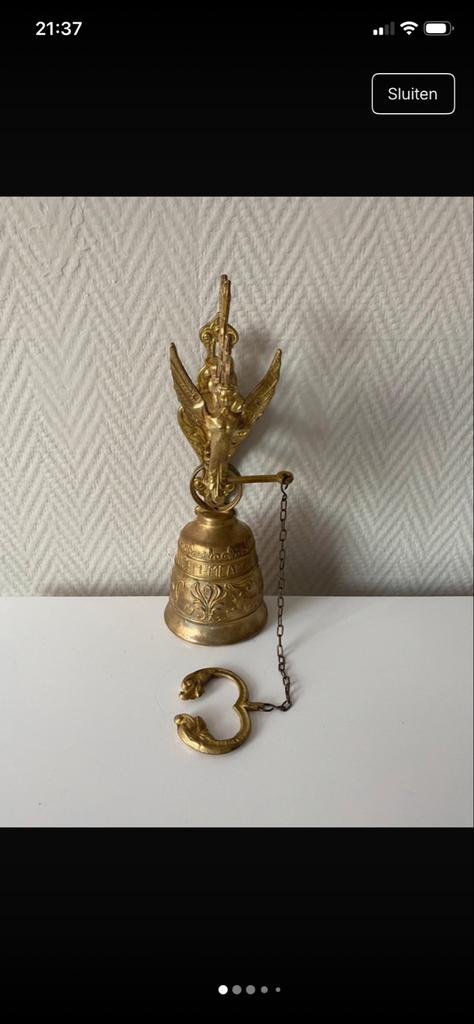 Victoriaanse kloosterbel jaren '40/'50, Antiek en Kunst, Ophalen of Verzenden, Brons