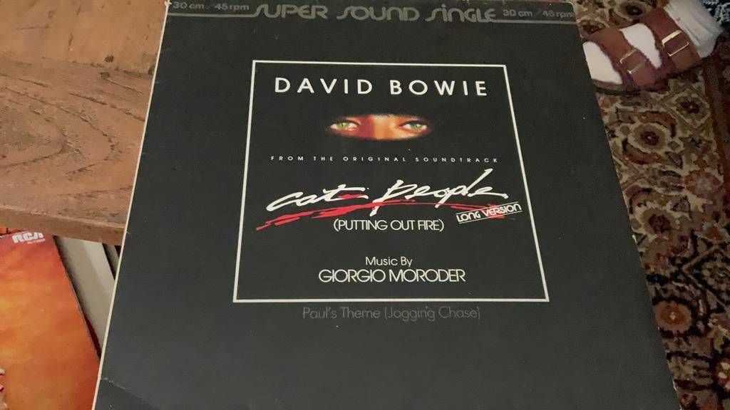 David Bowie. Cat people, Ophalen of Verzenden, Zo goed als nieuw, 12 inch, Poprock