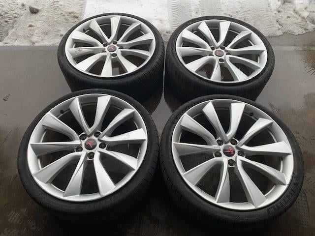 TESLA MODEL 3 Y VELGEN + WINTERBANDEN 235 35 R20 + TPMS, Gebruikt, ., Banden en Velgen, 235 mm