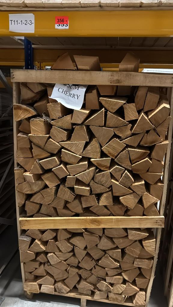 Ovengedroogd kersen haardhout 25cm nlokken, Tuin en Terras, Haardhout, Ophalen of Verzenden