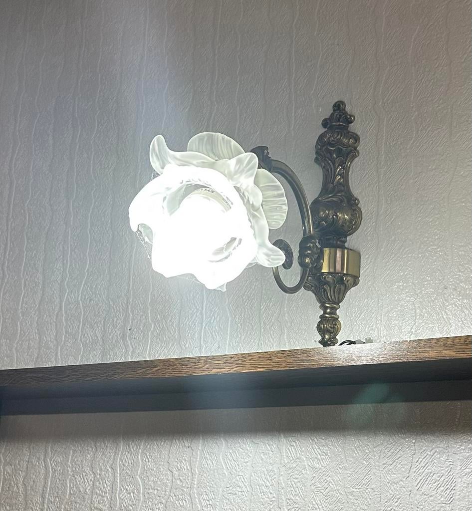 Wandlamp in barok stijl, Huis en Inrichting, Lampen | Wandlampen, Ophalen, Zo goed als nieuw