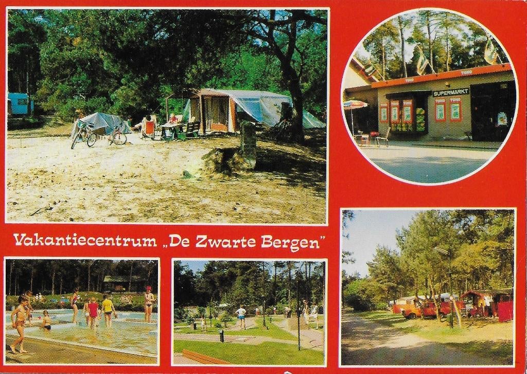 Luyksgestel vakantiecentrum gelopen ansichtkaart ( 1556 ), Ophalen of Verzenden, 1980 tot heden, Gelopen