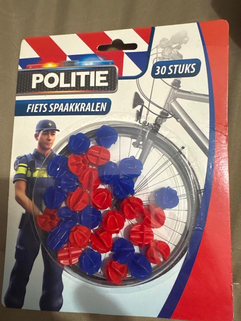Politie Fiets Spaakkralen - Nieuw in verpakking!, Ophalen of Verzenden, Nieuw
