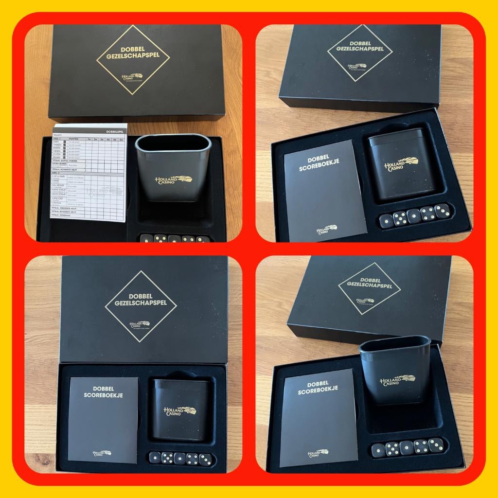 116. Dobbel Gezelschap spel (Yahtzee) Holland Casino NIEUW, Ophalen of Verzenden, Nieuw