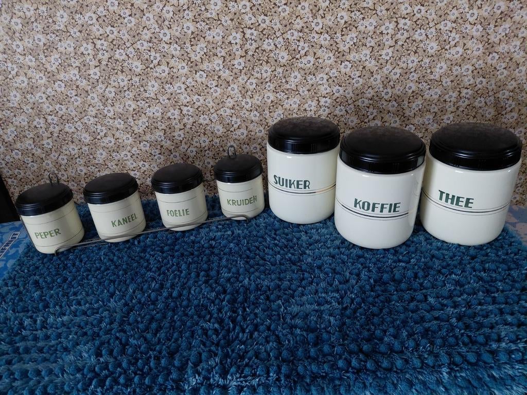 KAT emaille set., Antiek en Kunst, Antiek | Emaille, Ophalen of Verzenden