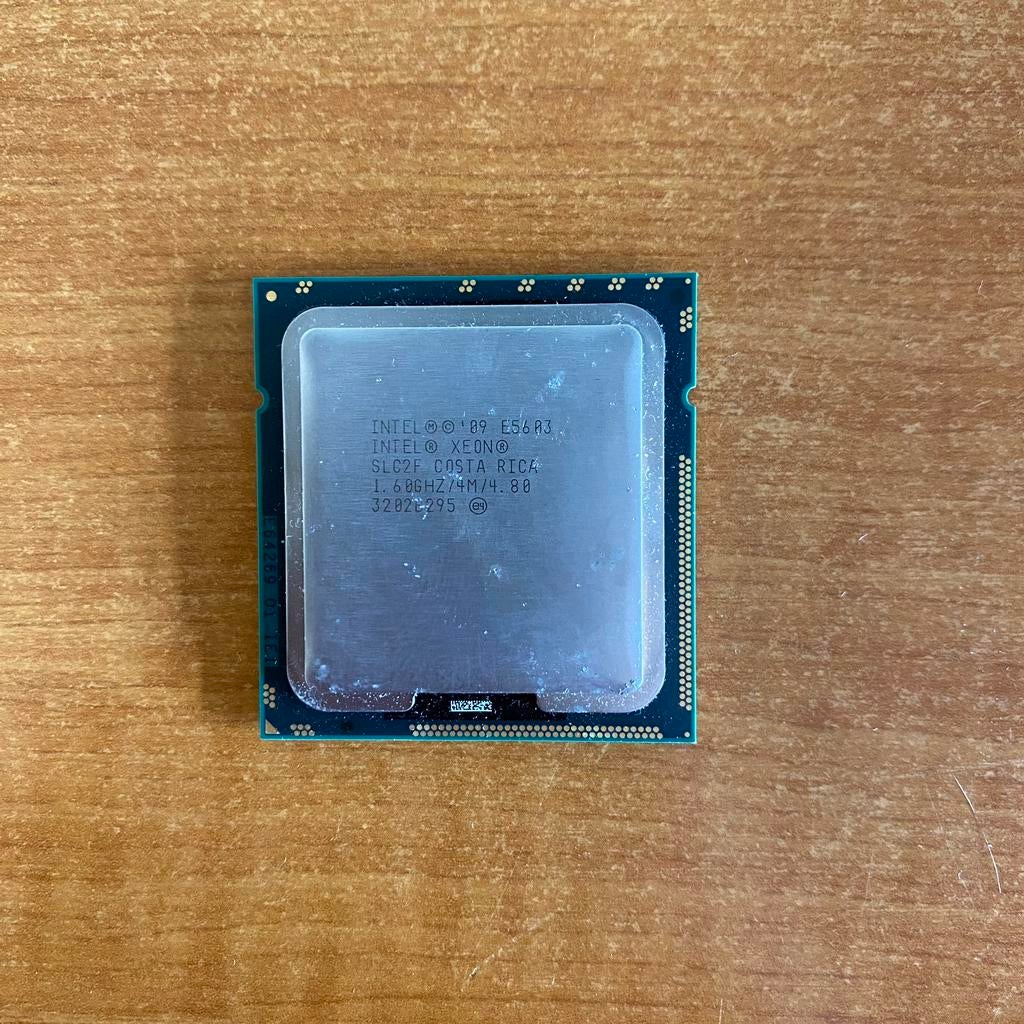 Intel Xeon E5603 @1,60GHz ( LGA 1366 ), Computers en Software, Processors, Ophalen of Verzenden, Gebruikt, 4-core, Minder dan 2 Ghz