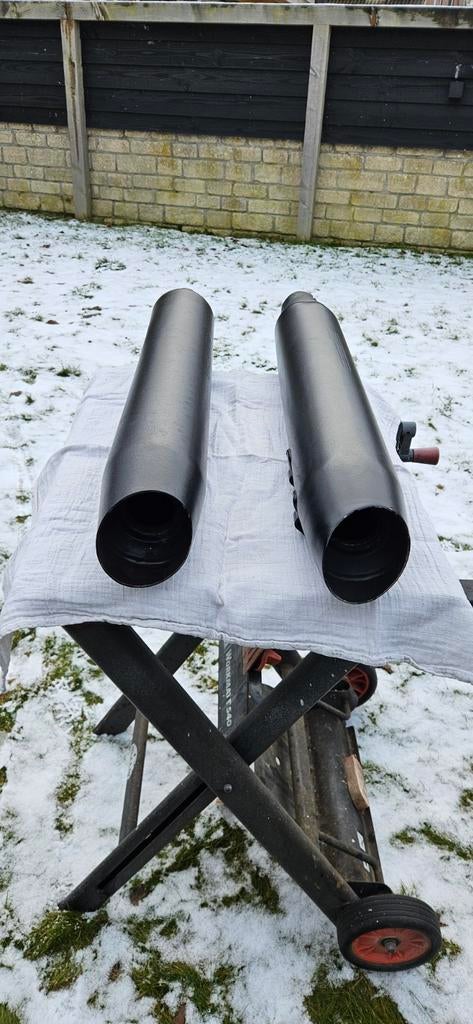 Uitlaat/ eind dempers Harley-Davidson street glide (MEER DB), Ophalen of Verzenden