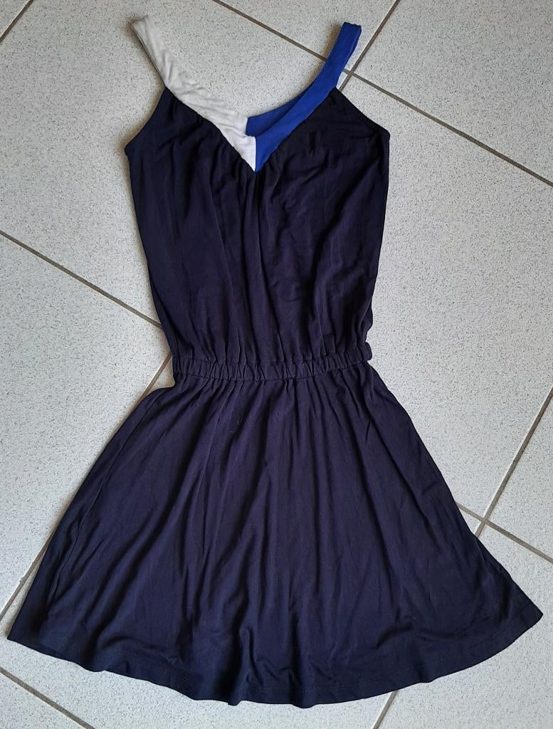 Indee 14 jaar, donkerblauw trico jurkje ( 158/164 ), Ophalen, Indee, Gebruikt, Meisje