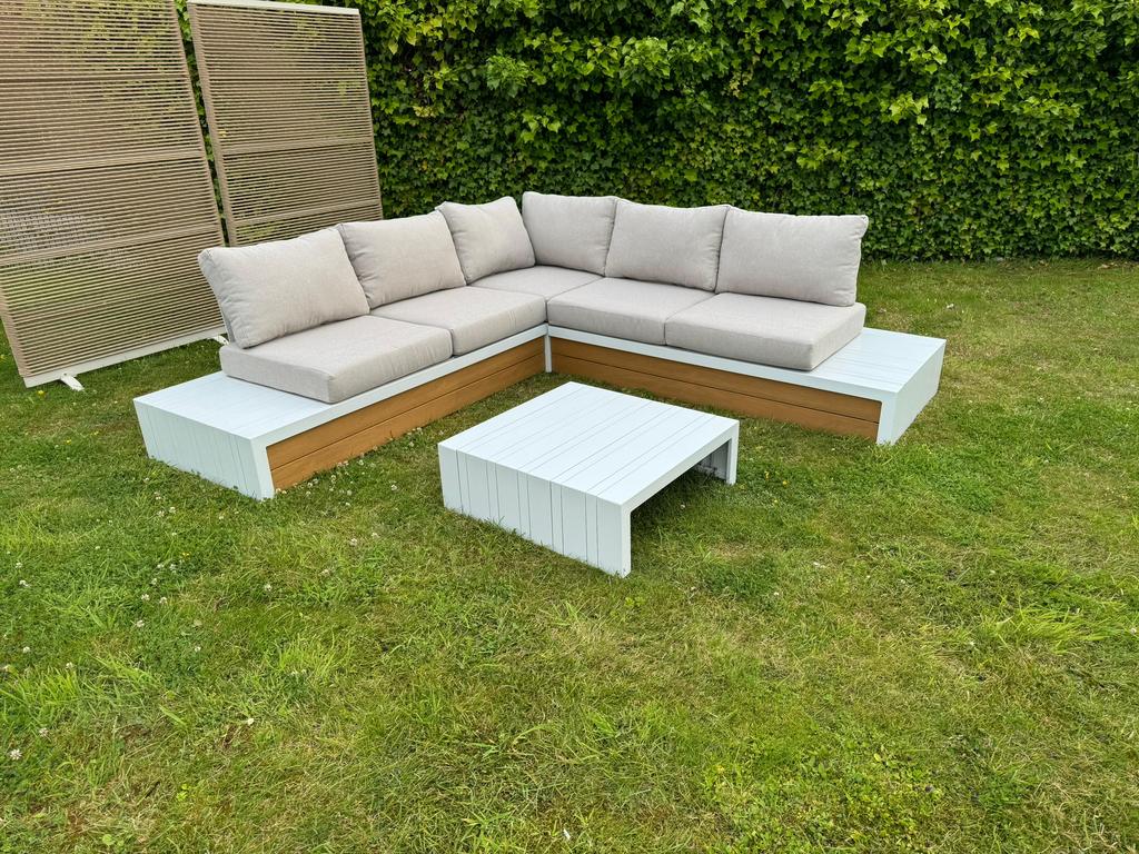 Nieuw loungeset loungebank tuinset IBIZA leegverkoop OP=OP, Tuin en Terras, Tuinsets en Loungesets, Meer dan 8 zitplaatsen, Ophalen of Verzenden