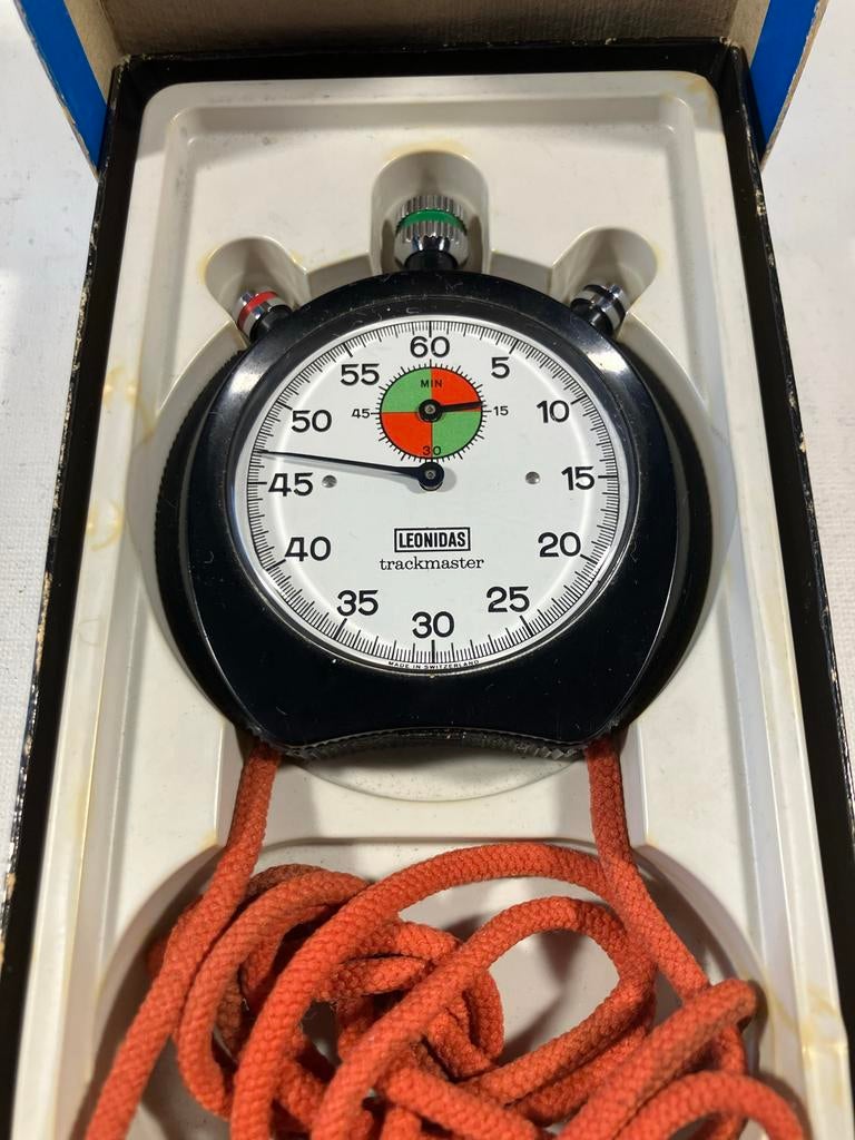 Heuer Trackmaster Stopwatch - Nieuw in Originele Verpakking, Antiek en Kunst, Antiek | Klokken, Ophalen of Verzenden