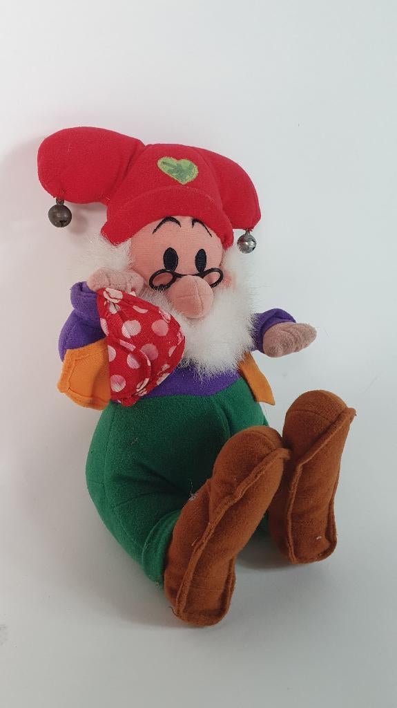 Kabouter Plop, Studio 100 knuffel, met belletje. 24cm. 8B10, Tweedehands verkoop, Tweedehands verkoop, Gebruikt, Overige typen