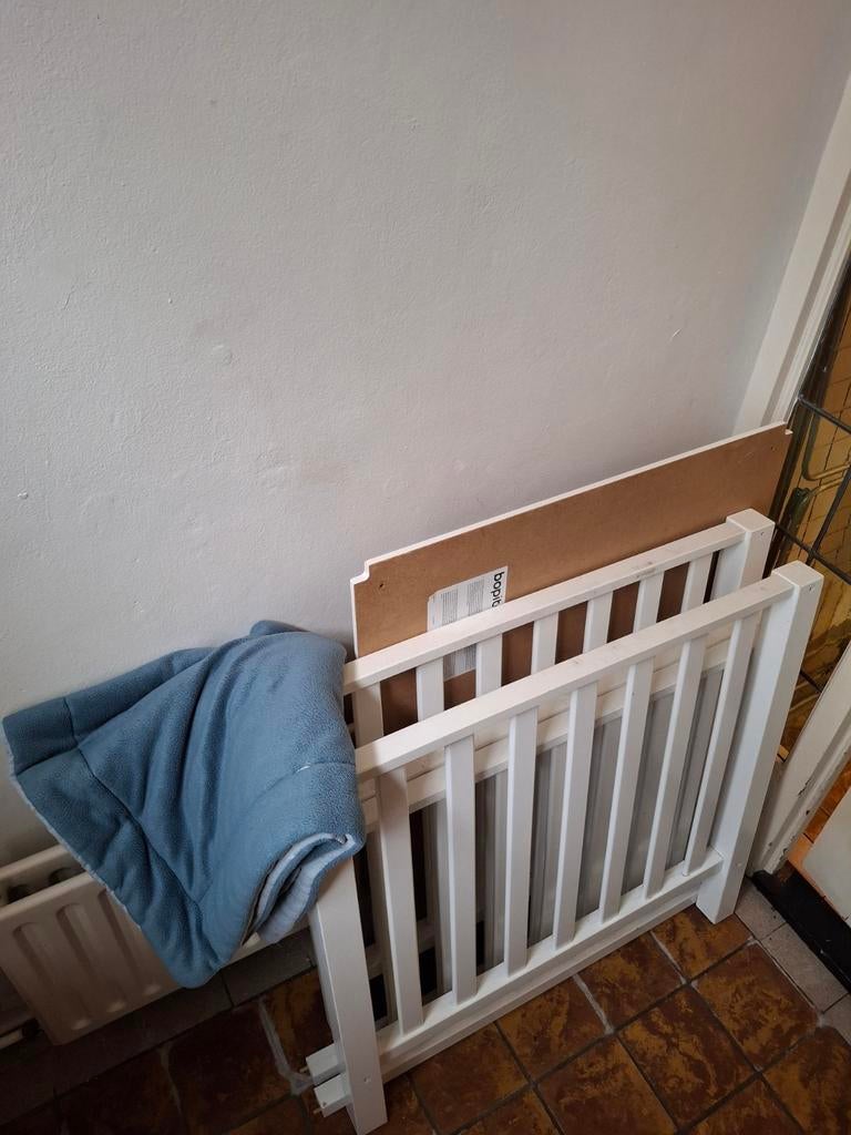 Bopita box wit plus blauw boxkleed, Kinderen en Baby's, Boxen, Ophalen, Gebruikt, Vierkant, In hoogte verstelbaar