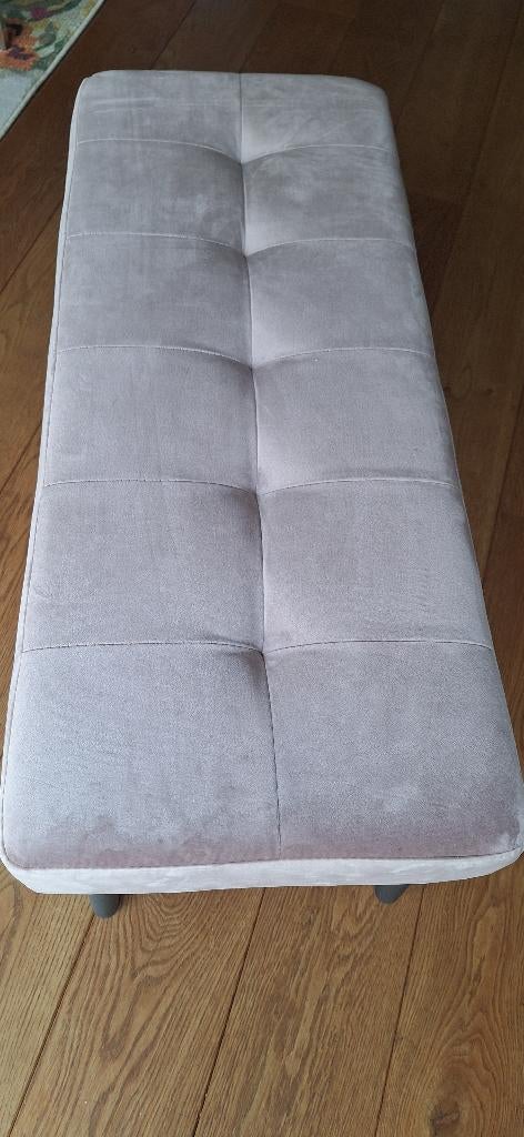 Roze bankje Fonq, Ophalen, Eenpersoons, Minder dan 75 cm, Zo goed als nieuw