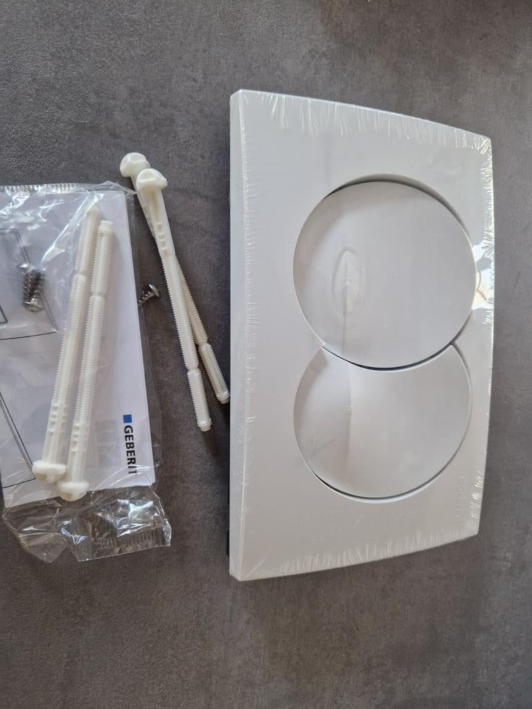 Nieuwe in doos Geberit Drukplaat wc, Ophalen of Verzenden