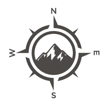 Camper caravan auto sticker adventure kompas bergen, Caravans en Kamperen, The River House, Info@theriverhouse.nl, Nieuw, Ophalen of Verzenden