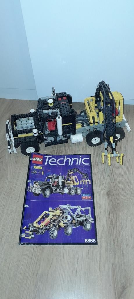 Lego technic 8868 kraanwagen electrisch pneumatisch zgan 9v, Ophalen of Verzenden, Zo goed als nieuw, Complete set, Lego