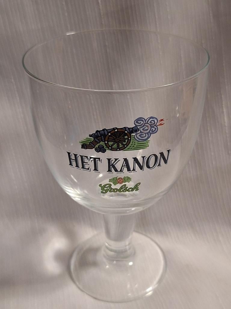 GROLSCH HET KANON glas, Verzamelen, Ophalen of Verzenden, Zo goed als nieuw, Glas of Glazen, Grolsch
