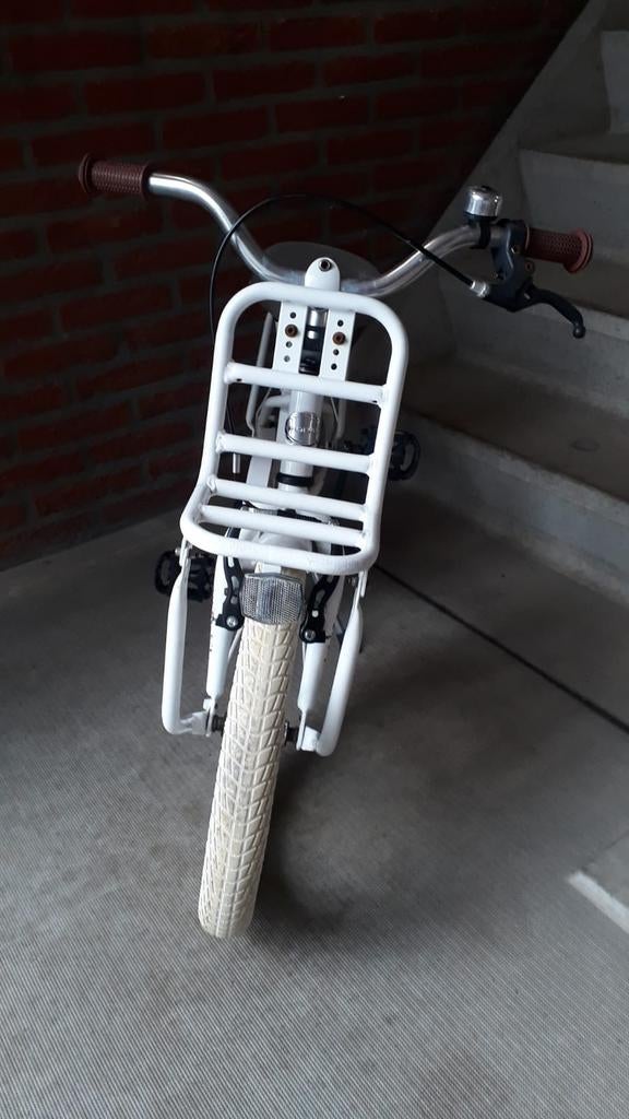 Popal Cooper Meisjesfiets 16 inch wit., Ophalen, Gebruikt, 16 inch, Popal