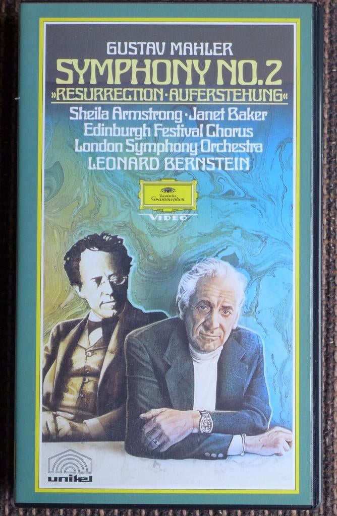 Gustav Mahler Symfonie nr.2  Bernstein VHS Video, Alle leeftijden, Ophalen of Verzenden, Nieuw in verpakking, Overige genres