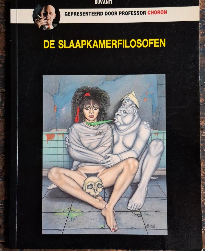 De Slaapkamerfilosofen. Professor Choron. 1990., Europa, Zo goed als nieuw, Ophalen, Eén comic