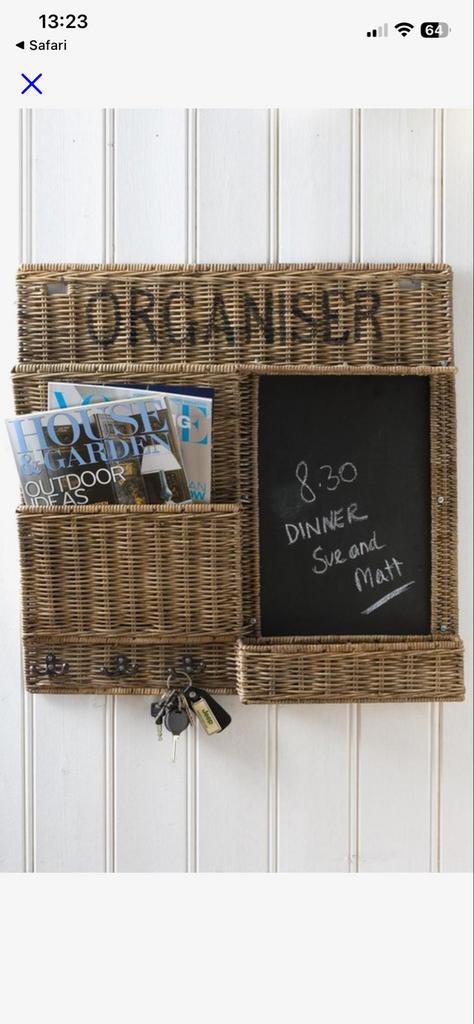 Riviera Maison Wandorganizer, Huis en Inrichting, Woonaccessoires | Memoborden, Ophalen, Zo goed als nieuw, Overige typen