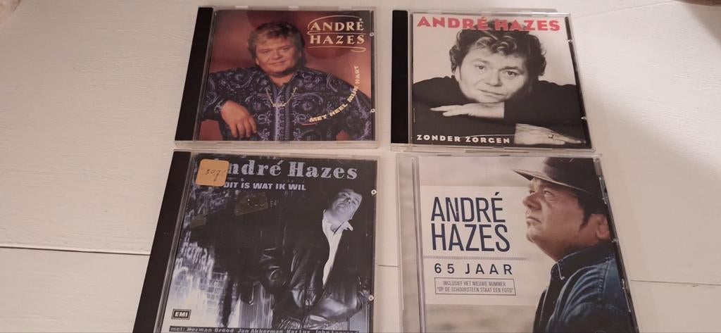 André Hazes CD Collectie - 4 Albums, Ophalen of Verzenden, Gebruikt, Levenslied of Smartlap